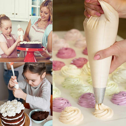 100 Pcs Disposable Piping Bags 12 Inches Medium--Piping Bags, Icing Bags, Cake Decorating Icing Bag, Disposable Bags, Strong Bag for Cake Cupcake Dessert Cookies Decoration..