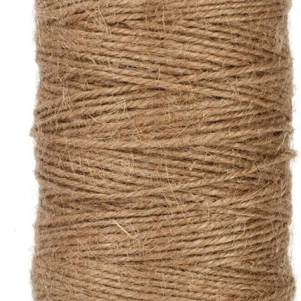 Petluno 1.82mm Jute Twine String, 500 Feet 152M Natural Garden String for Gift Wrapping, Floristry, Gardening and DIY Crafts Decoration (Brown)  Brown.