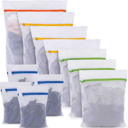 Petluno Lingerie Washing Machine Bags - Pack of 11 for Delicate Underwear, Lingerie and Socks.