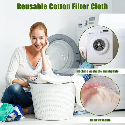 4 Pieces Food-Grade Cheesecloth, 50 cm Reusable Kitchen Cloth 100 Fine Grade Unbleached Washable Muslin Cloth for Straining Juices Cheese Tea Plant Milks Soups Yoghurt.
