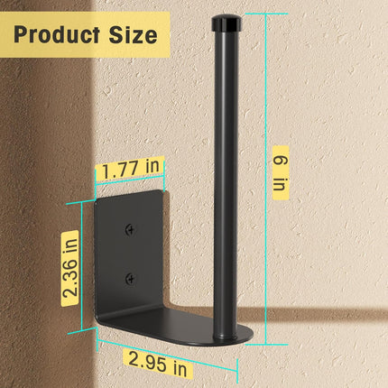 2 Pack Hat Racks for Baseball Caps, Stainless Steel Organizer Cap, Holder Storage Organizer, Hanger Strong Adhesive/Wall Drilled Door, Bedroom, Closet(Black 6 in) Black in.
