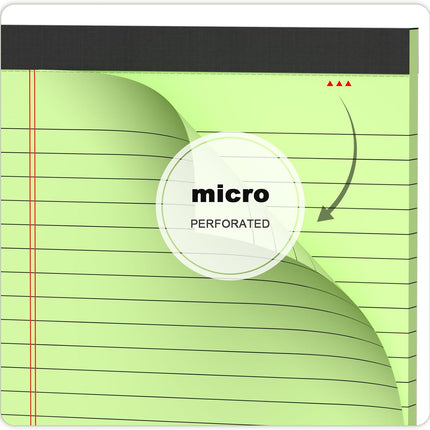 5pcs Small Note Pads 5x8 Notebook College Ruled Legal Color Notepads 5 Pack Study Back Writing x 8 Perforated Narrow of Paper for School & Office Supplies 30 Sheets/Pack Multicolor.