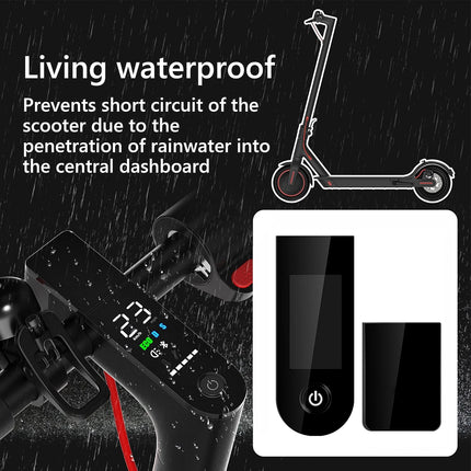 Scooter Protective Plate Dashboard Cover Display Housing Replacement for Xiaomi 1S M365 Pro Essential Electric Scooter.