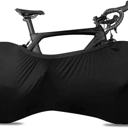 Bike Wheel Cover Indoor Dust-Proof and High Elasticity Bicycle Bag Black Large.