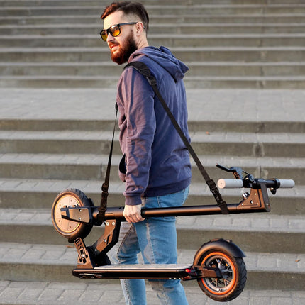 Petluno Accessories for electric scooters, compatible with Xiaomi M365/1S/Pro, scooter carry bag/child handle/ hooks/cable conduit protection/reflective set/shoulder strap/handlebar # 3 Straps.