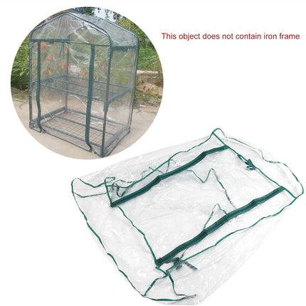 Mini Kas Small for Plants Outdoor Indoor, Portable Grow Tent with Zip Openings Flower House Gardening Backyard.
