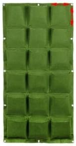 Green Garden Verticale plant pot, multi-pocket wall holder, felt, herb pot for indoor and outdoor use, 18 pockets, 50 x 100 cm Taschen.
