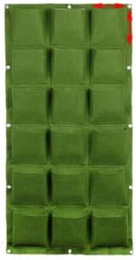 Green Garden Verticale plant pot, multi-pocket wall holder, felt, herb pot for indoor and outdoor use, 18 pockets, 50 x 100 cm Taschen.