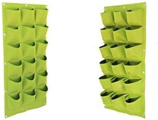 Green Garden Verticale plant pot, multi-pocket wall holder, felt, herb pot for indoor and outdoor use, 18 pockets, 50 x 100 cm Taschen.