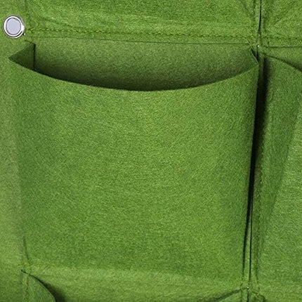 Green Garden Verticale plant pot, multi-pocket wall holder, felt, herb pot for indoor and outdoor use, 18 pockets, 50 x 100 cm Taschen.