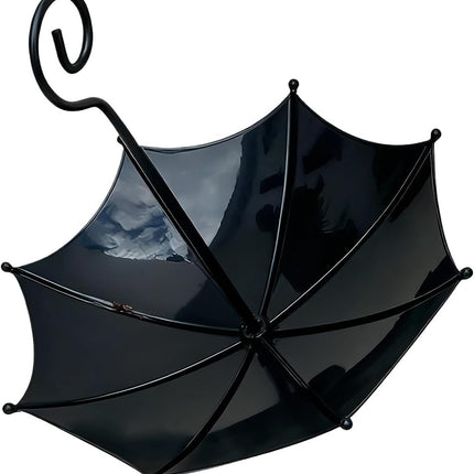 Bird feeder house, 18 x 16.5 cm, protection for poultry, outer covers, small adjustable height cover, bird feeding station for garden, balcony, rain shelter.