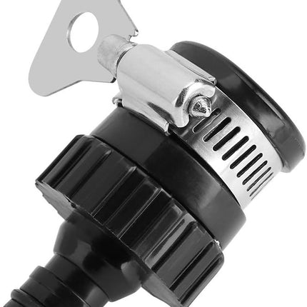 Tik Connector Universal Adjustable Adapter Hose Pipe Fitting for Kitchen Gardening Car Washing Cleaning.