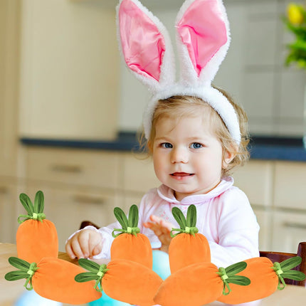 6 pieces of velvet Easter bags, Easter bags with drawstrings, Easter gift bags, ears, to fill with lollies, biscuits, snacks style B.