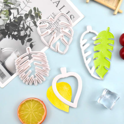 Set of 4 cutters, cookie cutters, leaf cutters, tropical leaves, plastic cake decoration for DIY cookies, fondant, cupcakes, cake.