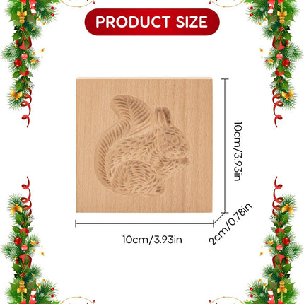 3D wooden cookie cutters for Halloween, Thanksgiving, Christmas, Easter, plunger cutters, squirrel.