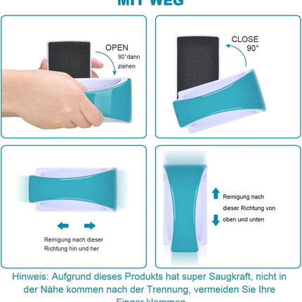Petluno Magnetic Aquarium Glass Cleaner Fish Tank Glass Algae Scrapers, Floating Scrubber Cleaning Brush, Scratch-Free, Anti-Slip with Handle (M)  M: suggests fish tank (50-60cm).