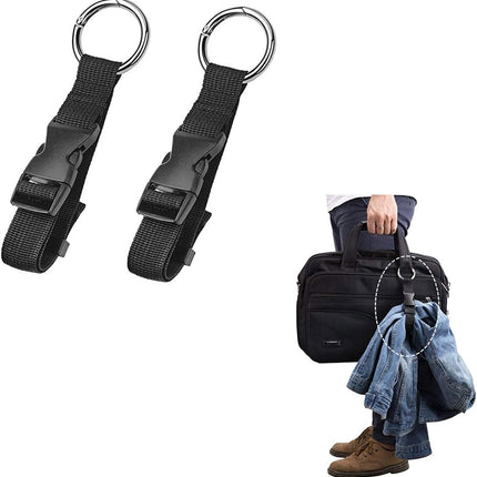 2-piece travel luggage set including suitcase, coat hanger, luggage straps, non-slip, portable backpack, luggage set.