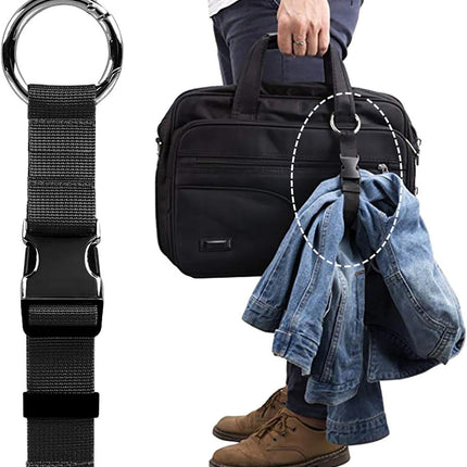 2-piece travel luggage set including suitcase, coat hanger, luggage straps, non-slip, portable backpack, luggage set.
