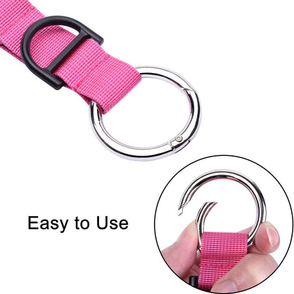 Petluno Luggage for adding a bag, adjustable suitcase strap, luggage connector, Pink, One_size pink.