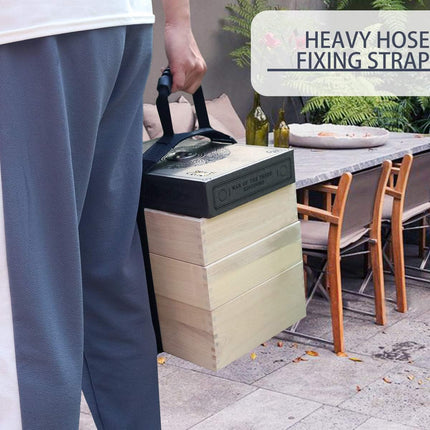 Heavy Duty Luggage Strap Holder for bulky items with XL handle Tie Down Adjustable strap Cinches Tight a secure grip Max load 155 lbs Ideal for large items when traveling.