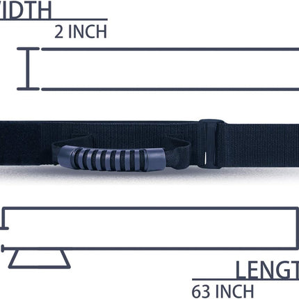 Heavy Duty Luggage Strap Holder for bulky items with XL handle Tie Down Adjustable strap Cinches Tight a secure grip Max load 155 lbs Ideal for large items when traveling.
