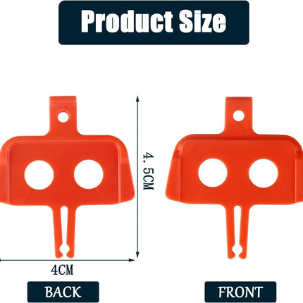 10Pcs Bike Disc Brake Spacers, Hydraulic Pad Spreader Insert Repair Tool for Road Bike & Mountain Bike, Component.