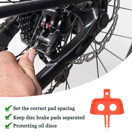 10Pcs Bike Disc Brake Spacers, Hydraulic Pad Spreader Insert Repair Tool for Road Bike & Mountain Bike, Component.