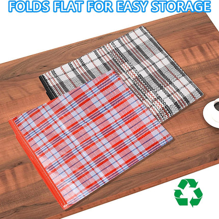 Storage bags, 4 pieces, large reusable moving bags, with zip closure and handles, storage bag, clothing, laundry bag, capacity, multifunctional for duvets.