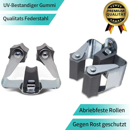 Petluno Broom Holder - Tool Holder Broom Wall Mount System Multi Wall Holder Mounting System Garden Tools Set Including Fixing Hardware (blue) grey 6.