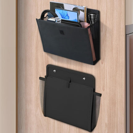 Storage space for campers with self-adhesive motorhome accessories Essentials Caravan Gadgets, 34 x 29 x 14 cm Foldable wall-mounted organizer for bedroom, office, bedside table desk.
