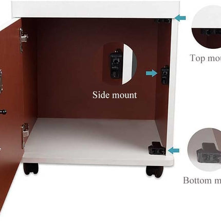 Goodchanceuk Push to Open Touch Release Catch, cabinet, doors, magnetic touch lock for drawer.