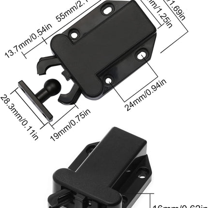 Goodchanceuk Push to Open Touch Release Catch, cabinet, doors, magnetic touch lock for drawer.