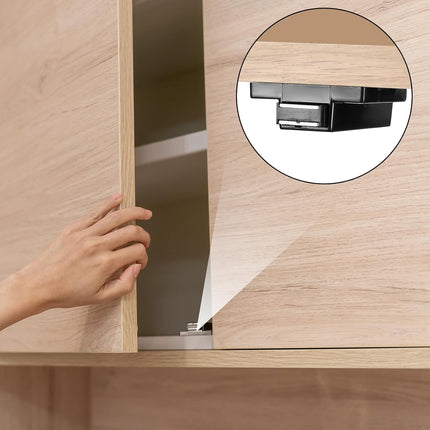 Dutch European hinge, push-to-open European hinge, magnetic catch, cabinet, for furniture, drawers, cabinet doors, 2 pieces.
