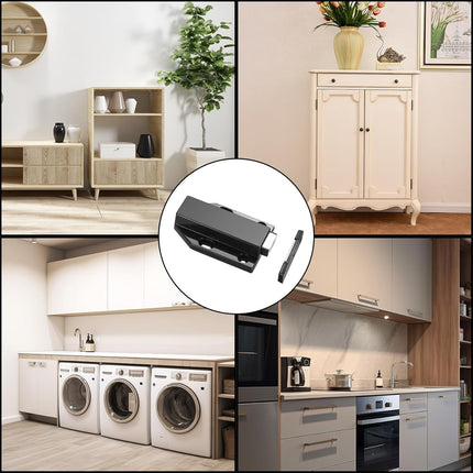 Dutch European hinge, push-to-open European hinge, magnetic catch, cabinet, for furniture, drawers, cabinet doors, 2 pieces.