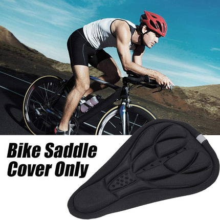 Petluno Bike Seat Cushion Cover, PE Foam Comfortable Breathable Bicycle Saddle Water & Dust Resistant Covers Fits Spin, Exercise Bike, Outdoor or Indoor Cycling.