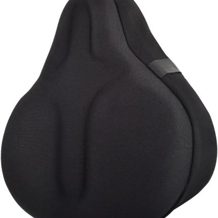 Comfortable Black Bike Seat Cover Thickened Cushion Protector with Non Slip Design for Enhanced Riding Experience Mountain and Road Bikes.