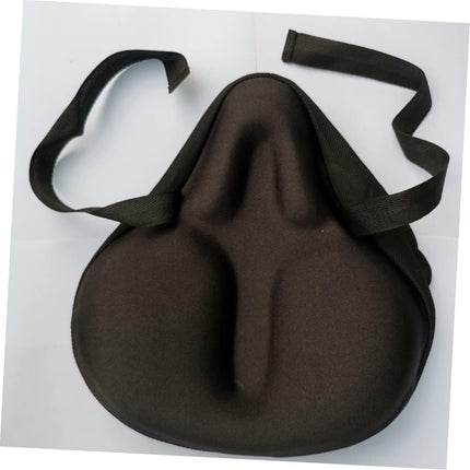Comfortable Black Bike Seat Cover Thickened Cushion Protector with Non Slip Design for Enhanced Riding Experience Mountain and Road Bikes.