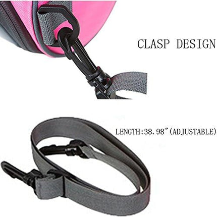 Waterproof Bicycle Handlebar Bag with Transparent Pouch and Adjustable Strap High-Capacity Cycling Front Pack #2 Pink.