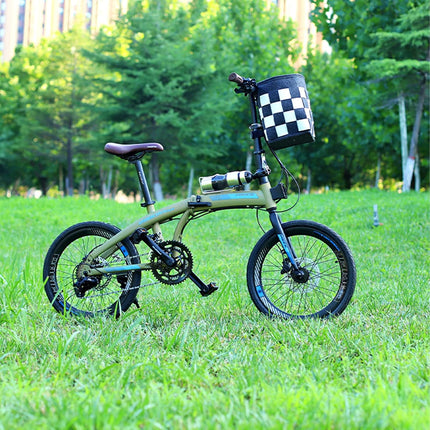 Bike Basket with a Fixed Holder, Kids' Small Scooter Tricycle Accessories Kit Bells Tools, Rust-Resistant Electric Bicycle Front Baskets for Women and Men.