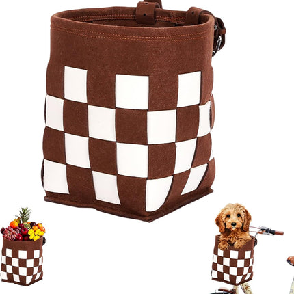 Front Bike Basket for Women and Men, Easy to Install Bicycle Basket for Boys and Girls, Dog Basket, Kids' Accessories, Adult.