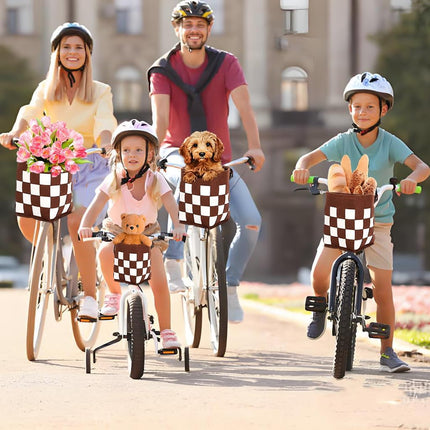Front Bike Basket for Women and Men, Easy to Install Bicycle Basket for Boys and Girls, Dog Basket, Kids' Accessories, Adult.