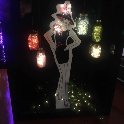 2 Pack Battery Operated Led String Lights,Mini Led Fairy Lights with Timer 6Hours On/18Hours Off for Wedding Party Decorations, 50Count LEDs,18Ft Silver Wire (Warm White).