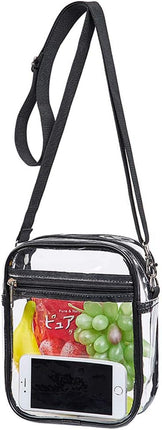 Clear Crossbody Purse Bag, Stadium Approved for Concerts, Festivals.