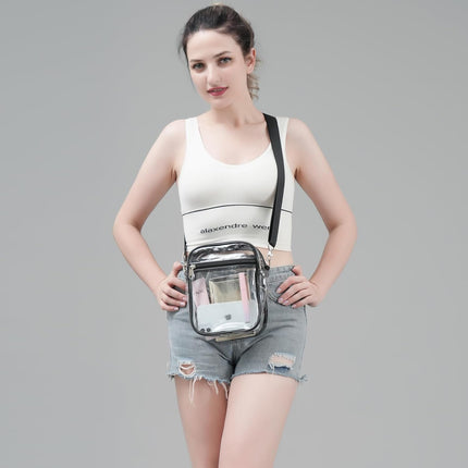 Clear Crossbody Purse Bag, Stadium Approved for Concerts, Festivals.