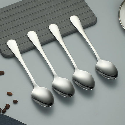 Dinner Spoons 12 Pieces 18.5cm, Stainless Steel Soup Spoons, Table Spoon, Sturdy and Durable for Home and Restauroom Daily Use, Easy to Clean, Dishwasher Safe.
