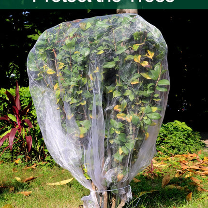 Garden Insect Mesh Netting 10ft x 32ft (3m x 10m), 1mm Ultra Fine Mosquito Netting Bug Netting Bird Netting Insect Barrier, 60 Mesh per Inch Plant Cover for Gardening Vegetables Fruit Tree.