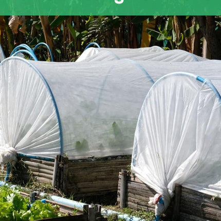 Garden Insect Mesh Netting 6.6ft x 16ft (2m x 5m),  1mm Ultra Fine Mosquito Netting Bug Netting Bird Netting Insect Barrier, 60 Mesh per Inch Plant Cover for Gardening Vegetables Fruits Tree.
