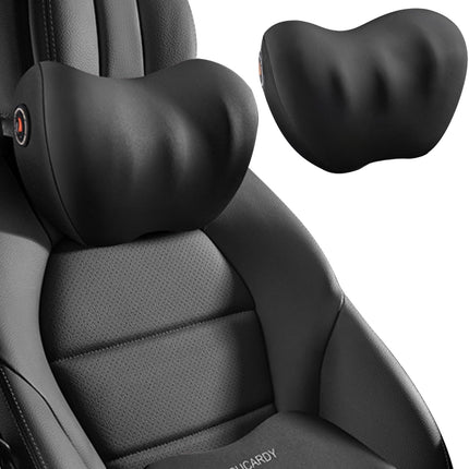 Car Neck Pillow,  Memory Foam Car Headrest Pillow with Adjustable Strap & Breathable Cover for Neck Support & Cervical Pain Relief, Ergonomic Design for Comfortable Driving Travel Office Home.