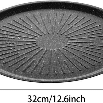 Grill Pan, 12.6" Maifan Non-Stick BBQ Indoor & Outdoor Grill Pan for Searing, Grilling, and Cooking Meats & Vegetables, Even Heating (12.6 Inch).