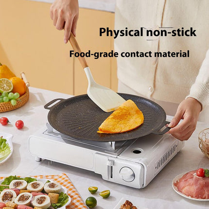 Grill Pan, 12.6" Maifan Non-Stick BBQ Indoor & Outdoor Grill Pan for Searing, Grilling, and Cooking Meats & Vegetables, Even Heating (12.6 Inch).